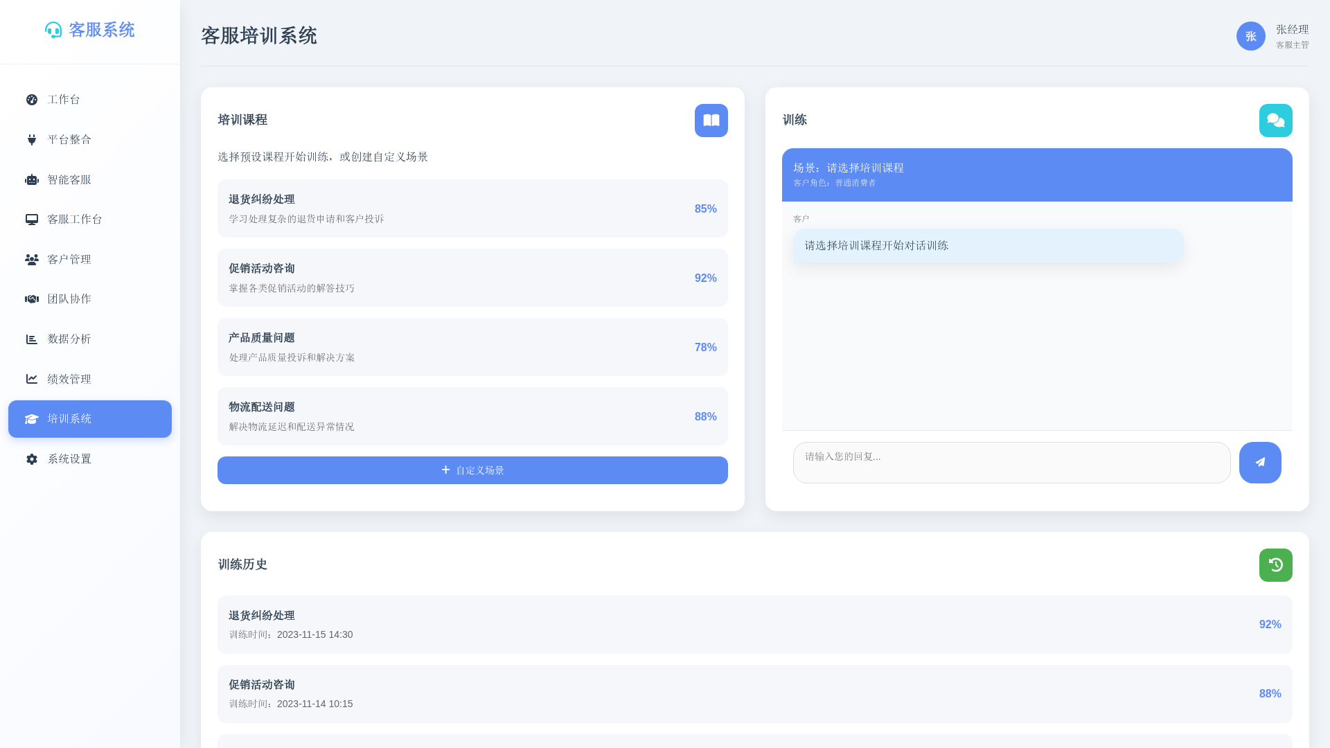 多平台聚合电商客服系统 预览图